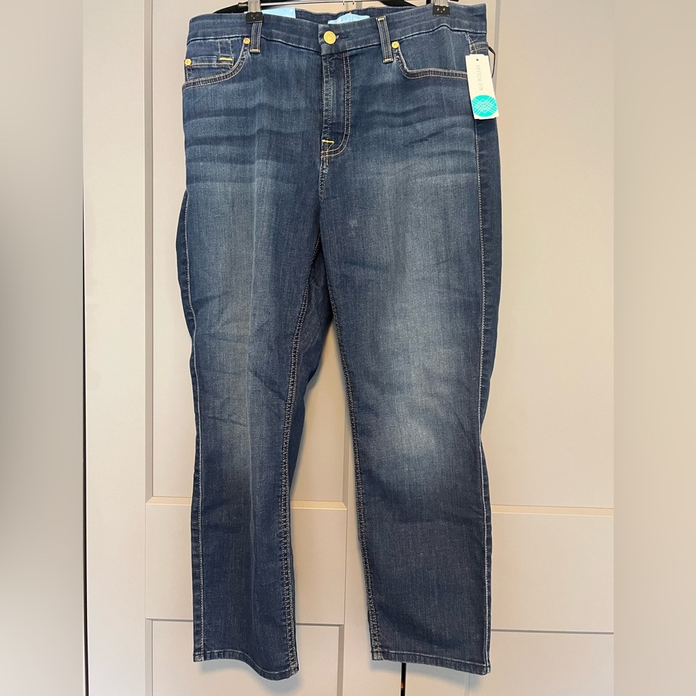Nwt 7 for all mankind jeans Jimmie crop size 32